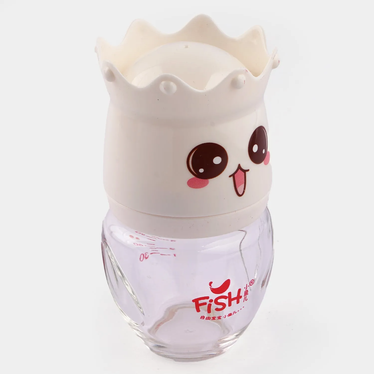 Baby Glass Feeder 80ml | White