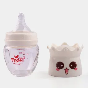 Baby Glass Feeder 80ml | White