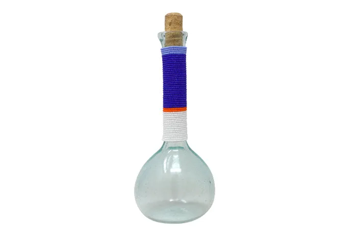 BEADED TALL OIL BOTTLE