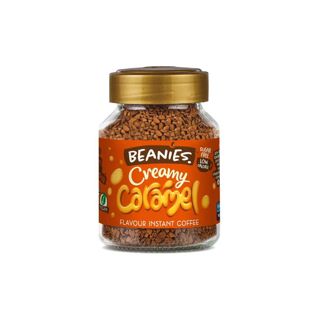 Beanies Instant Flavored Coffee Creamy Caramel, 50g