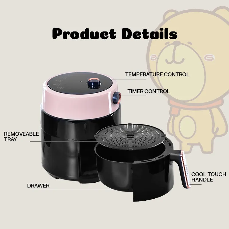 Bear Air fryer 5.5L with Hot Air Flow System (QZG-E15M5)