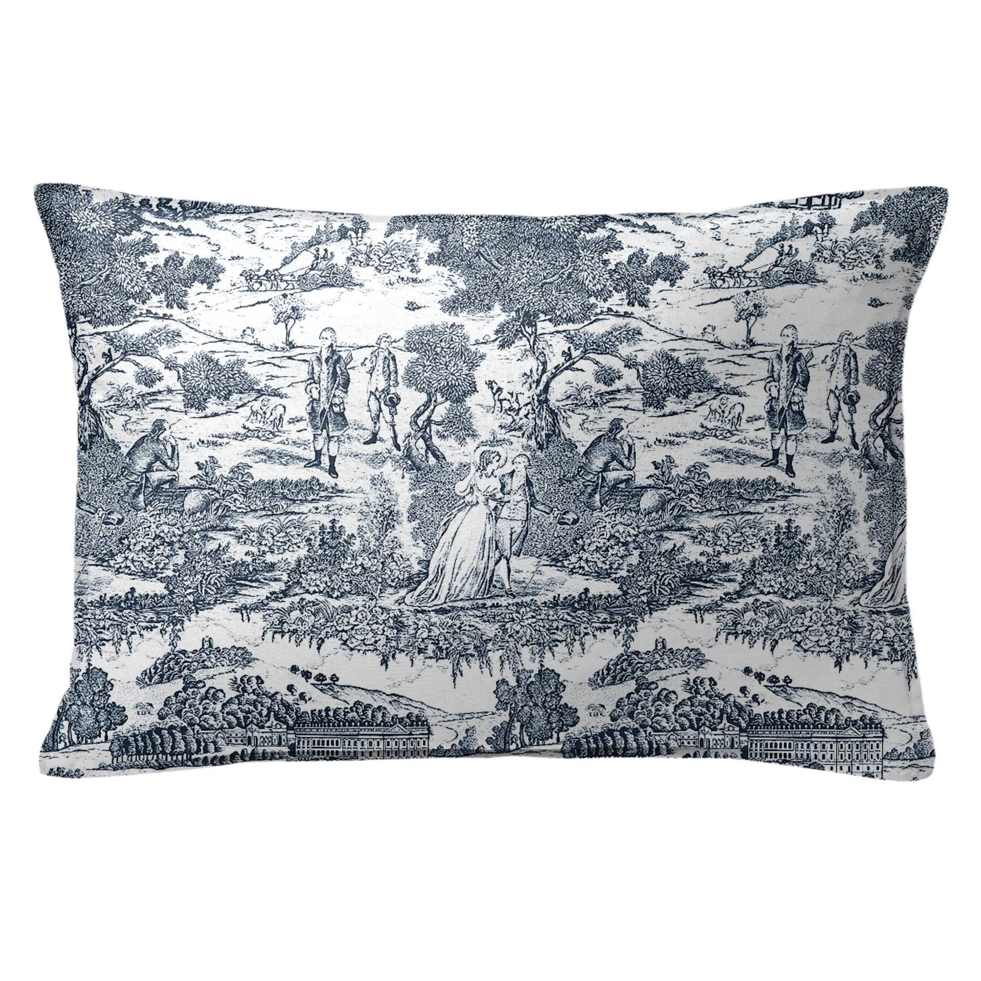 Beau Toile Blue Bedding