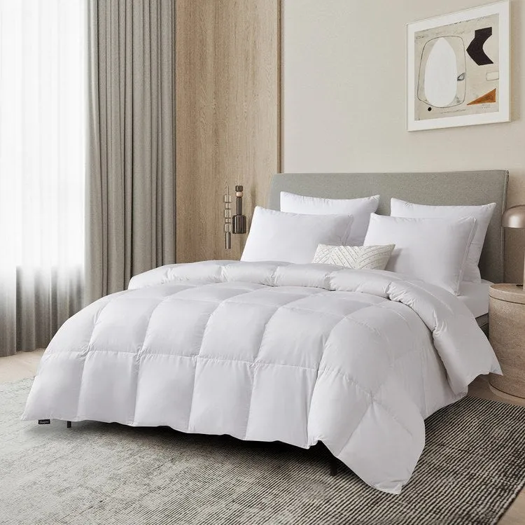 Beautyrest Tencel Lyocell/Cotton Blend Down Fiber All-Season Full/Queen Comforter