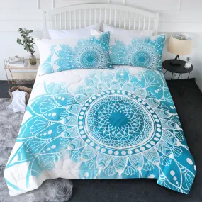 Bohemian Hues & Blues Comforter Set