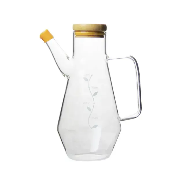 Borosilicate Glass Pitcher 940ml Oil-Vinegar Dispenser Pot