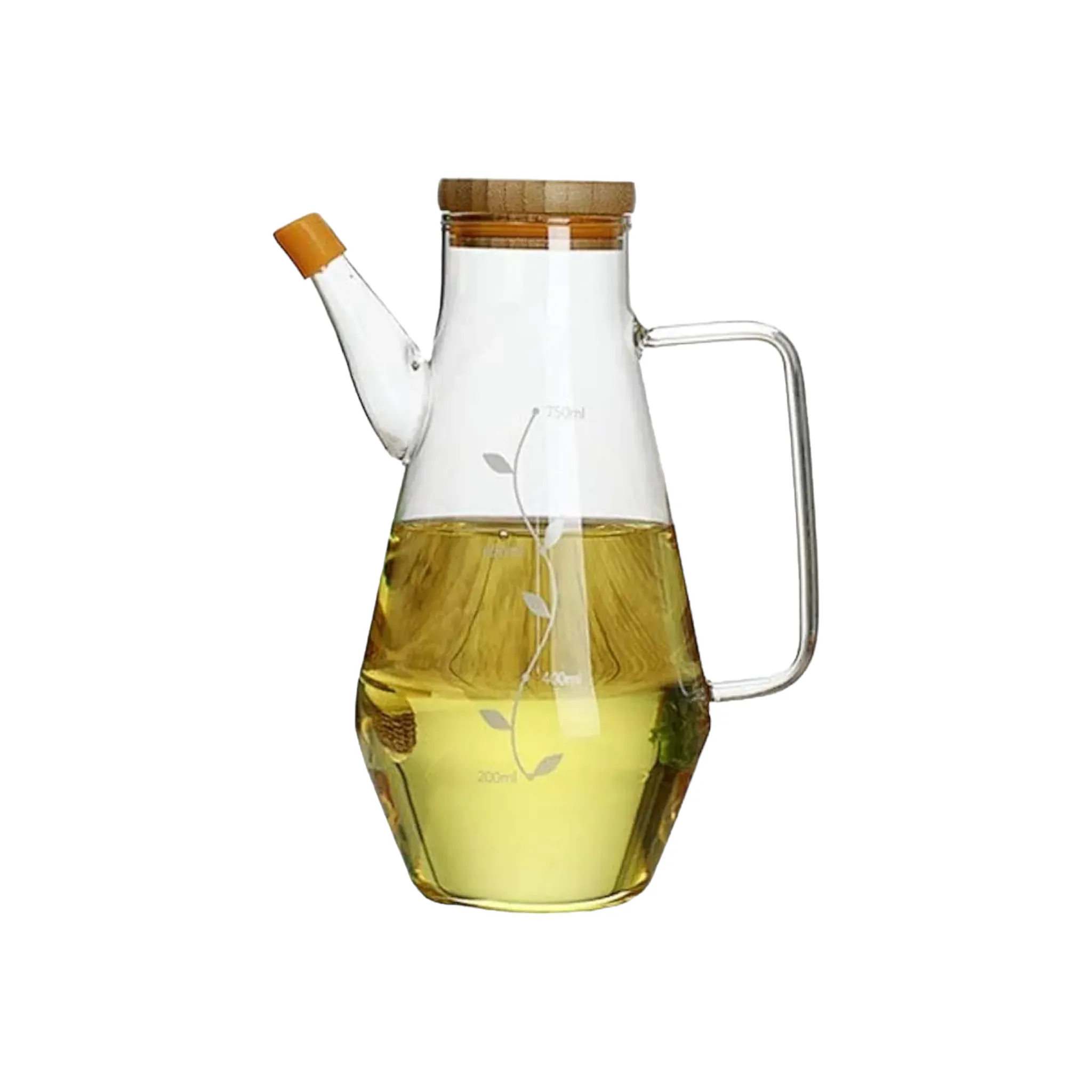 Borosilicate Glass Pitcher 940ml Oil-Vinegar Dispenser Pot