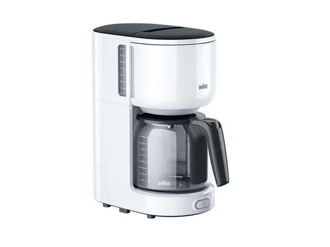 Braun 1000W Fully Automatic Coffee Maker, KF3100WH