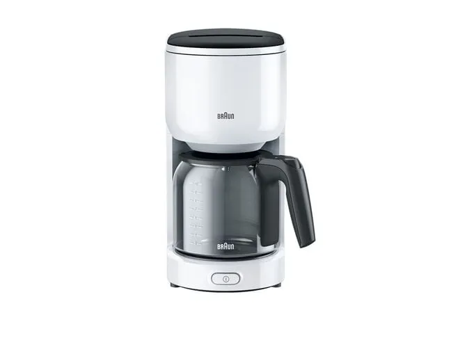 Braun 1000W Fully Automatic Coffee Maker, KF3100WH