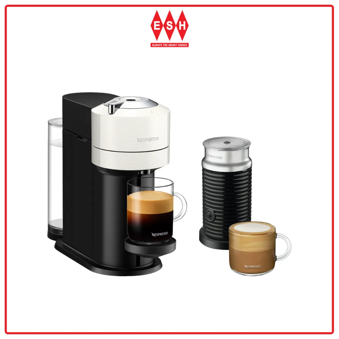 [Bundle Deal] Nespresso Vertuo Next GDV1 (White) Coffee Machine & Aeroccino Milk Frother