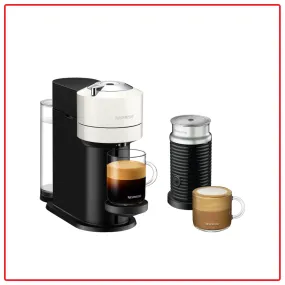 [Bundle Deal] Nespresso Vertuo Next GDV1 (White) Coffee Machine & Aeroccino Milk Frother