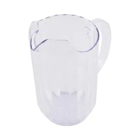 CAC China WPBV-32C Pitcher Water PC 1-Spout Clear 32oz Case of 12 Pcs