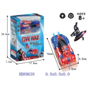 Captain America Wall Climber Remote Control Car