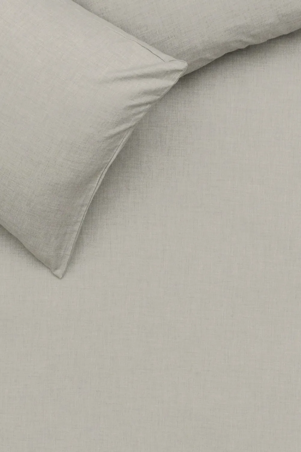 Cashmere Cotton Bedding in Light Grey Color