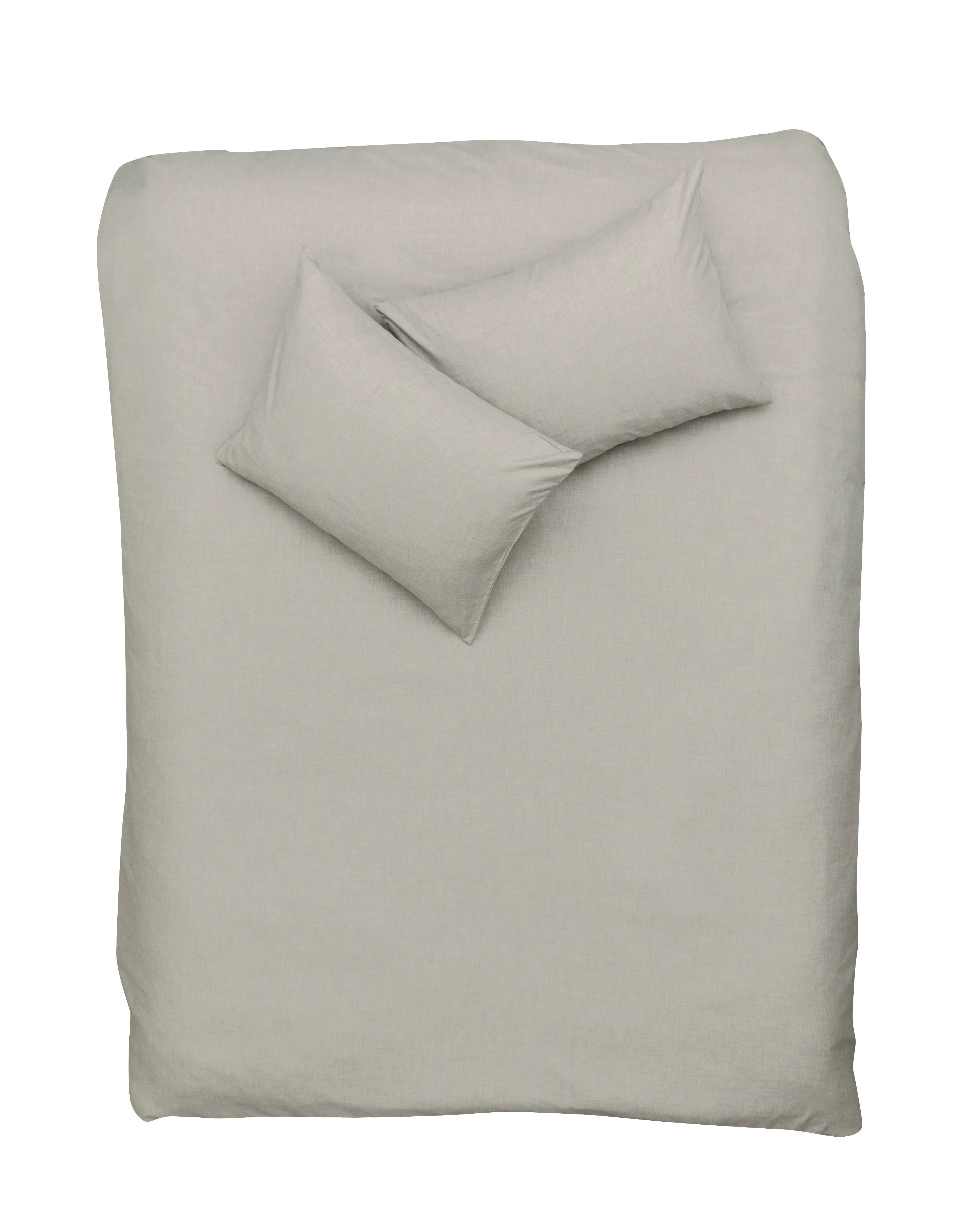 Cashmere Cotton Bedding in Light Grey Color