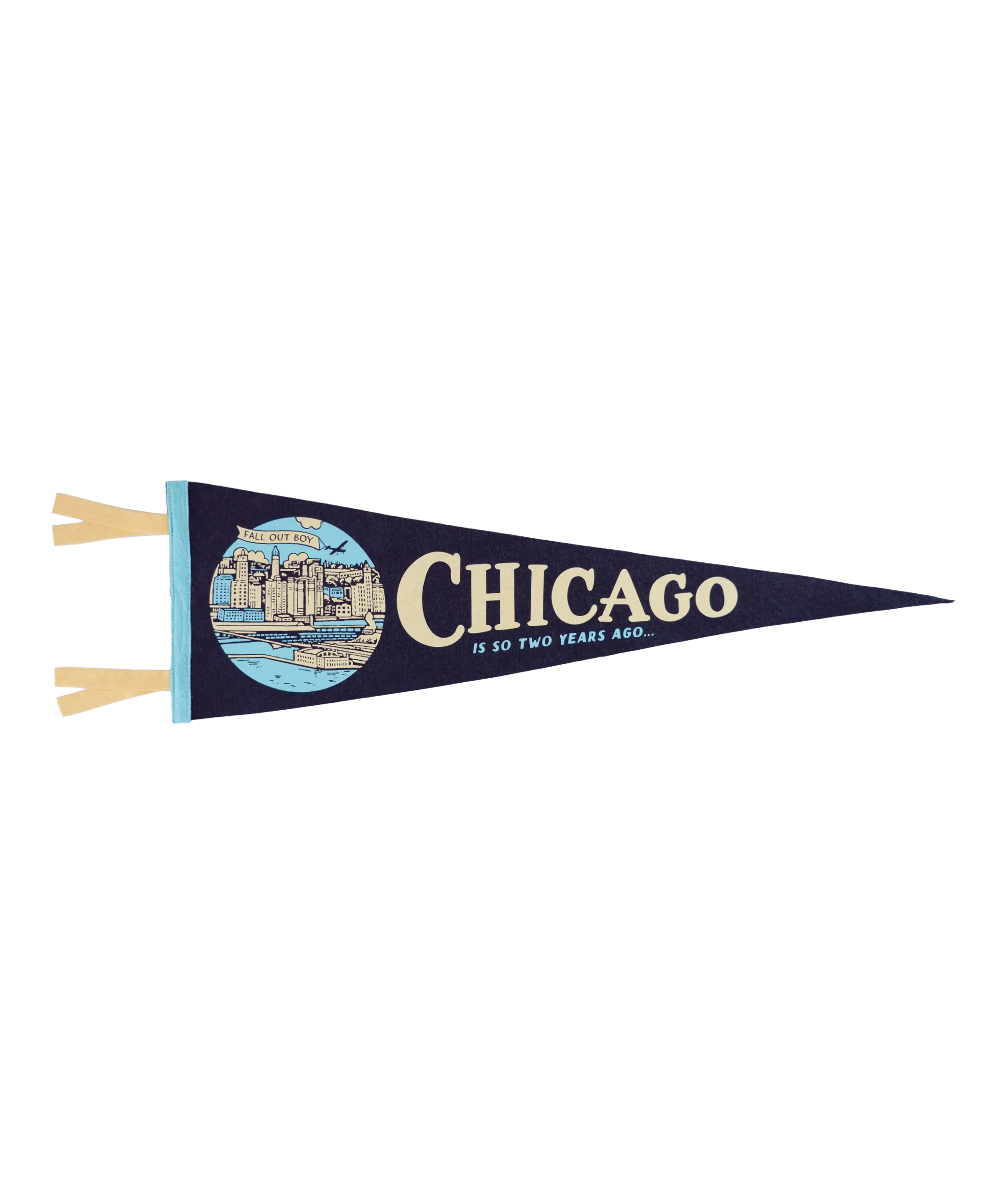 Chicago Is So Two Years Ago Pennant • Fall Out Boy x Oxford Pennant