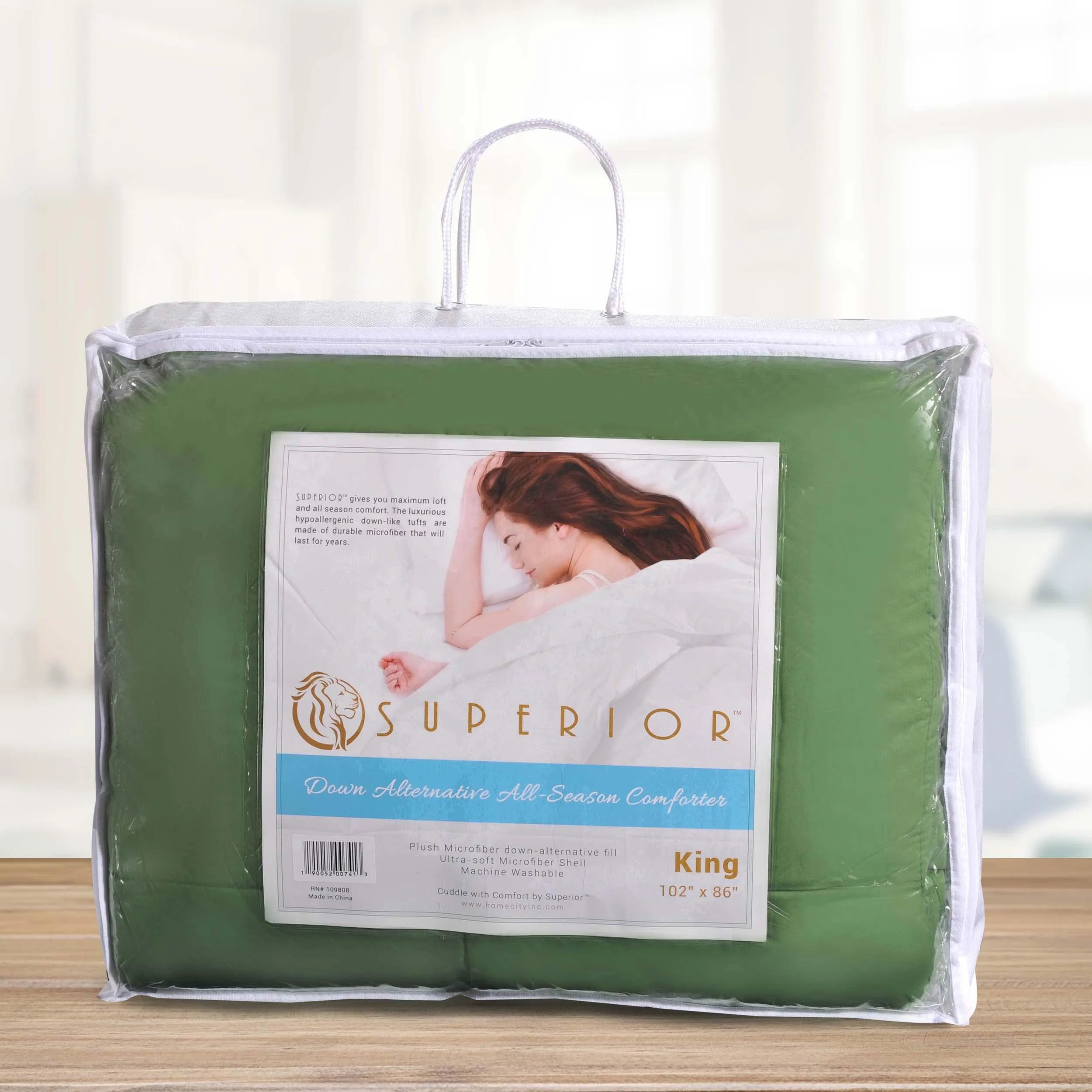 Classic All-Season Reversible Down Alternative Comforter