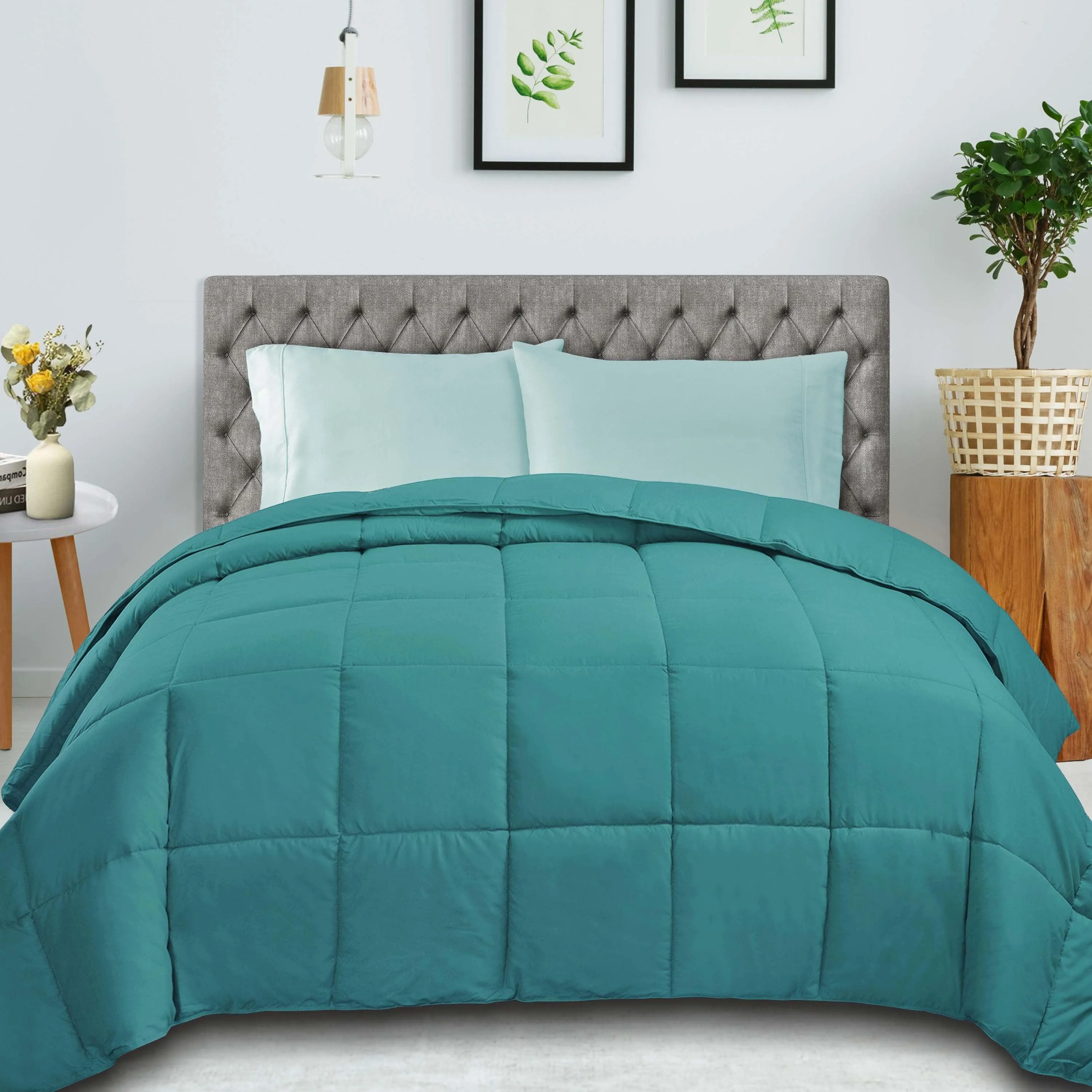 Classic All-Season Reversible Down Alternative Comforter