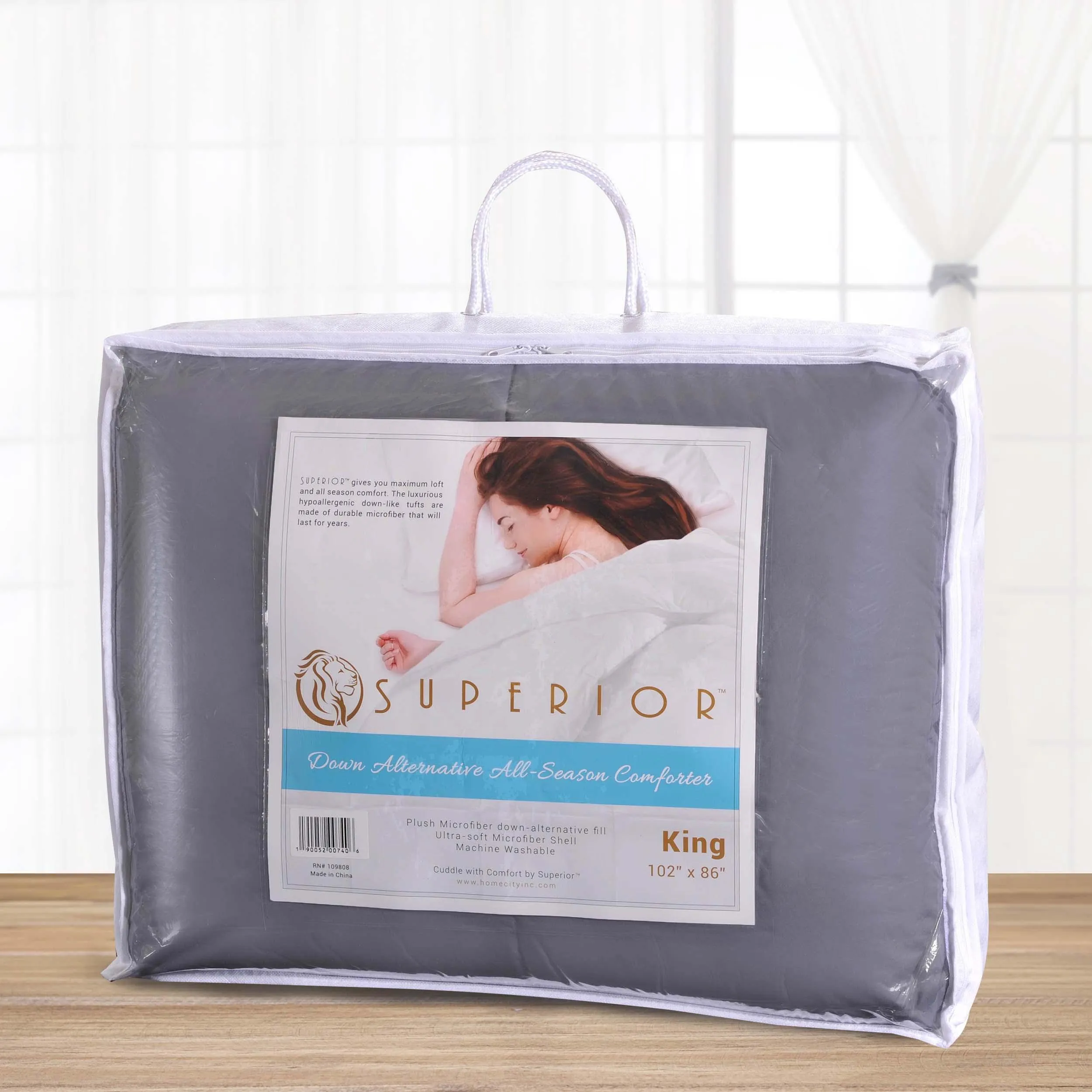 Classic All-Season Reversible Down Alternative Comforter