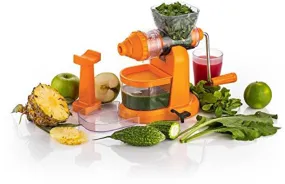 Classic Multicolor Plastic Fruits & Vegetable Juicer with Steel Handle