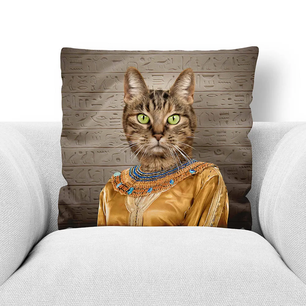 CLEOPATME - CUSTOM PET PORTRAIT THROW PILLOW