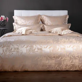 Cloe Natural Pure Mulberry Silk Complete Bed Set