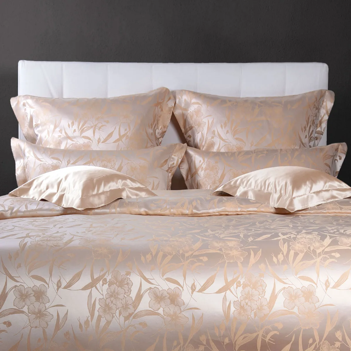 Cloe Natural Pure Mulberry Silk Complete Bed Set