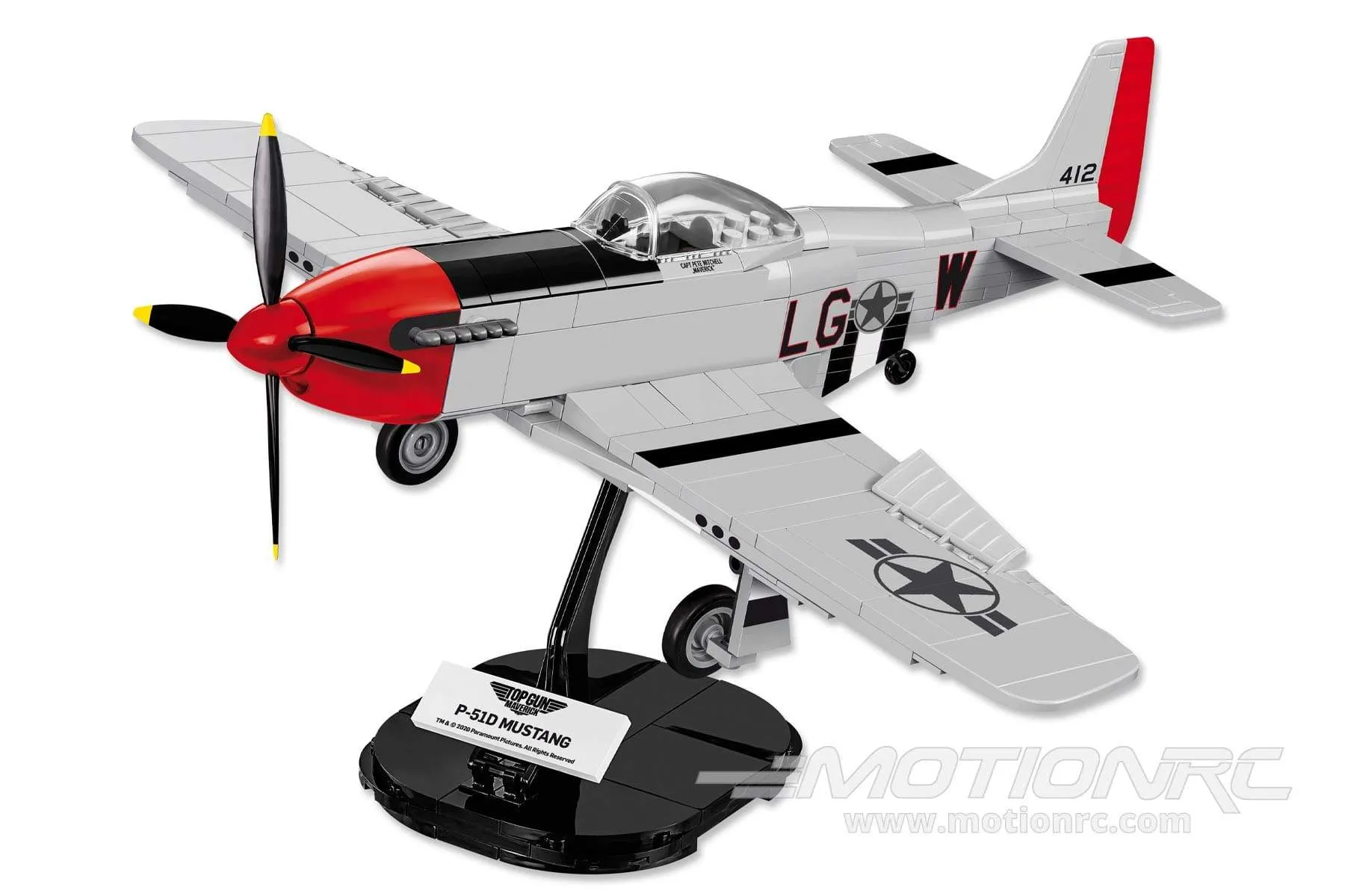 COBI Top Gun P-51D Mustang Aircraft 1:35 Scale Building Block Set