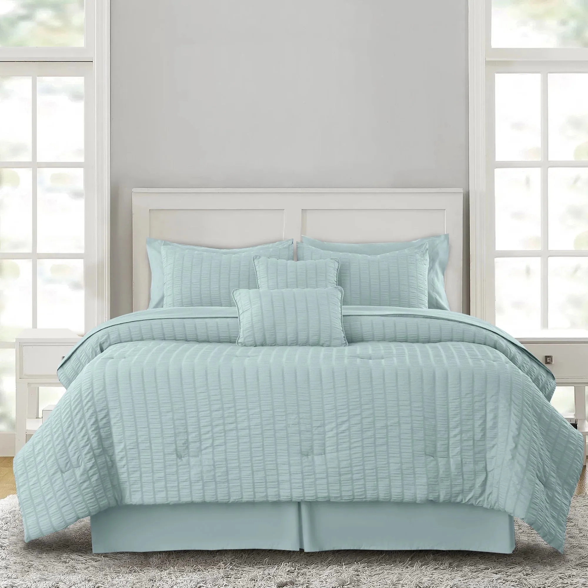 Comforter Set - 10 Piece Bedding Set with Comforter