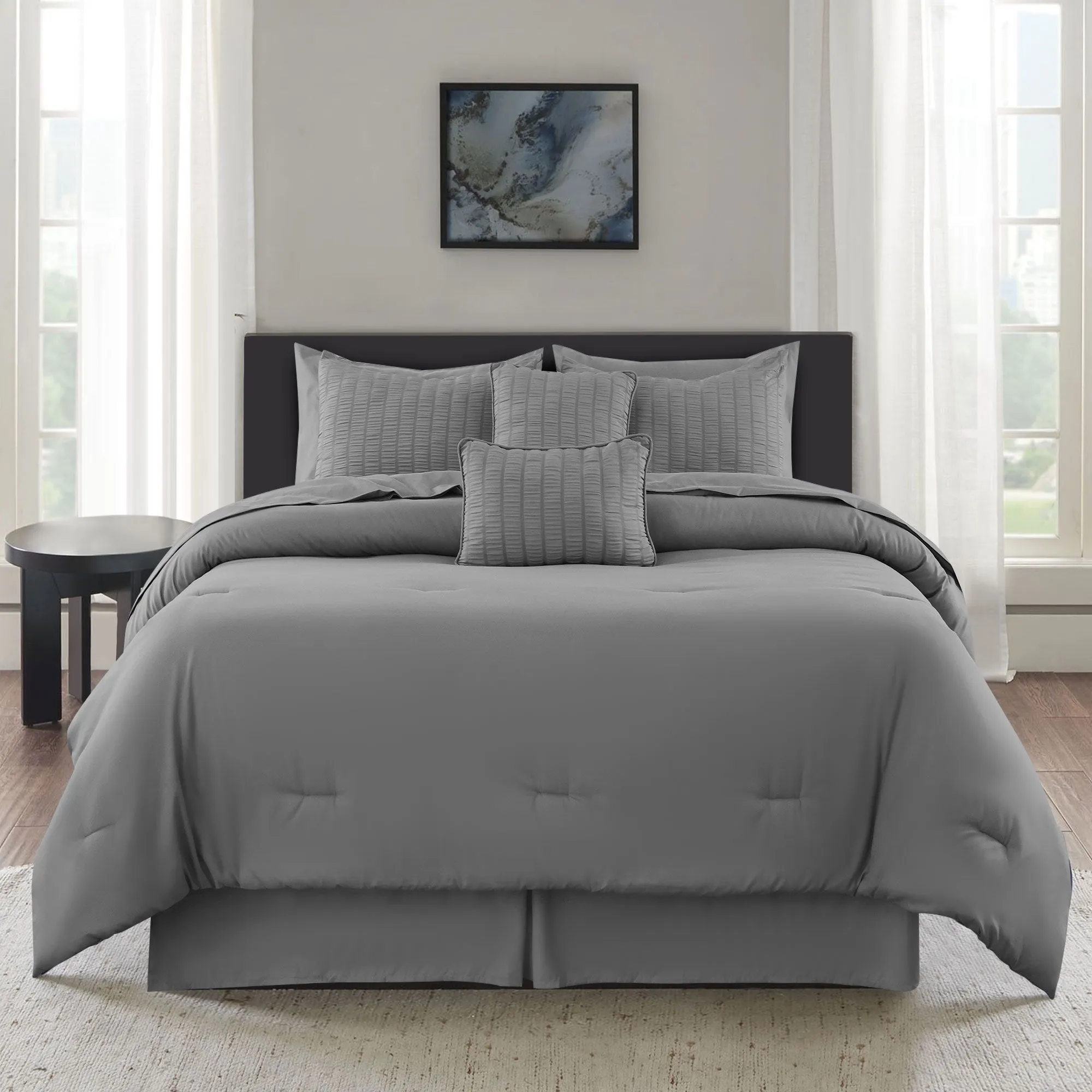 Comforter Set - 10 Piece Bedding Set with Comforter