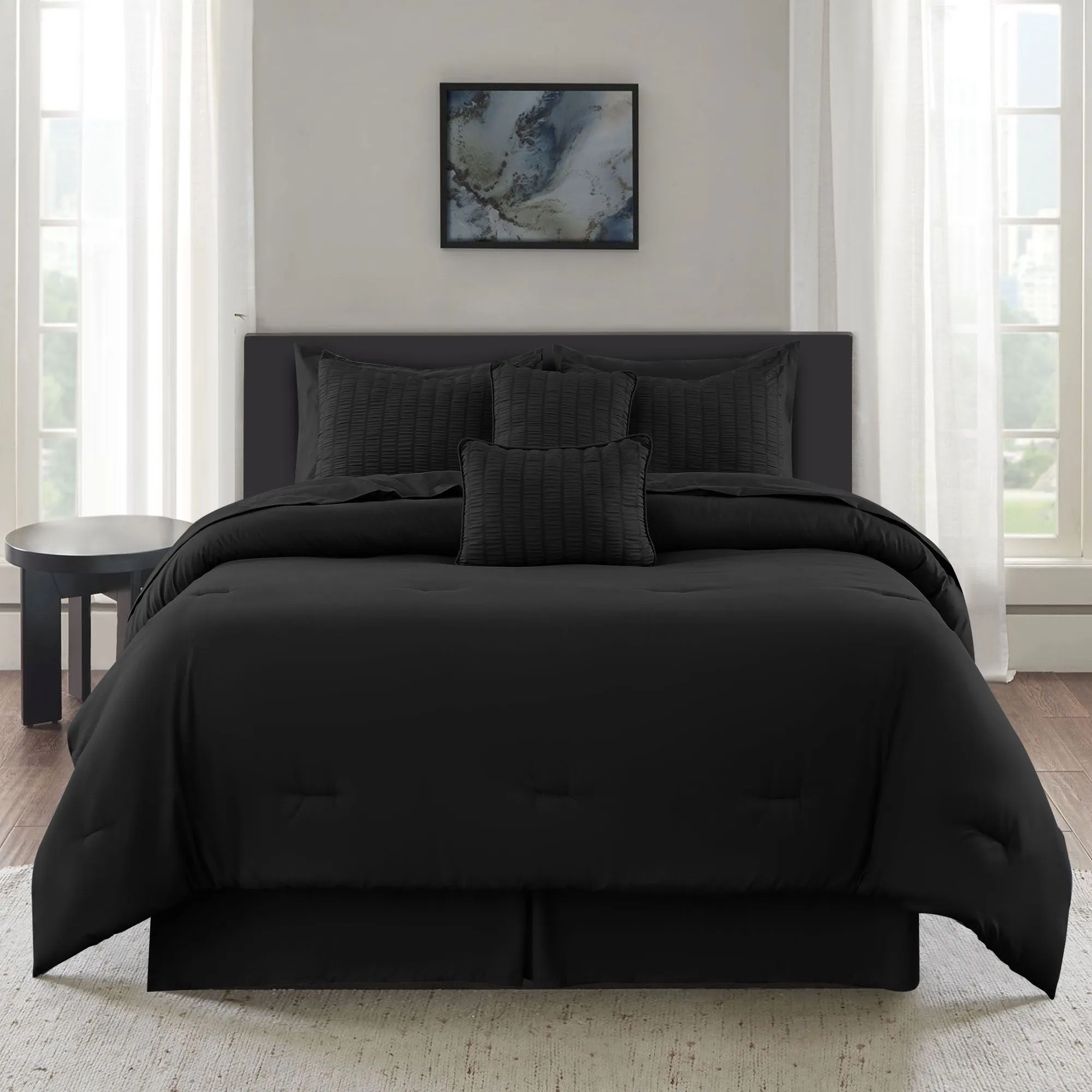 Comforter Set - 10 Piece Bedding Set with Comforter