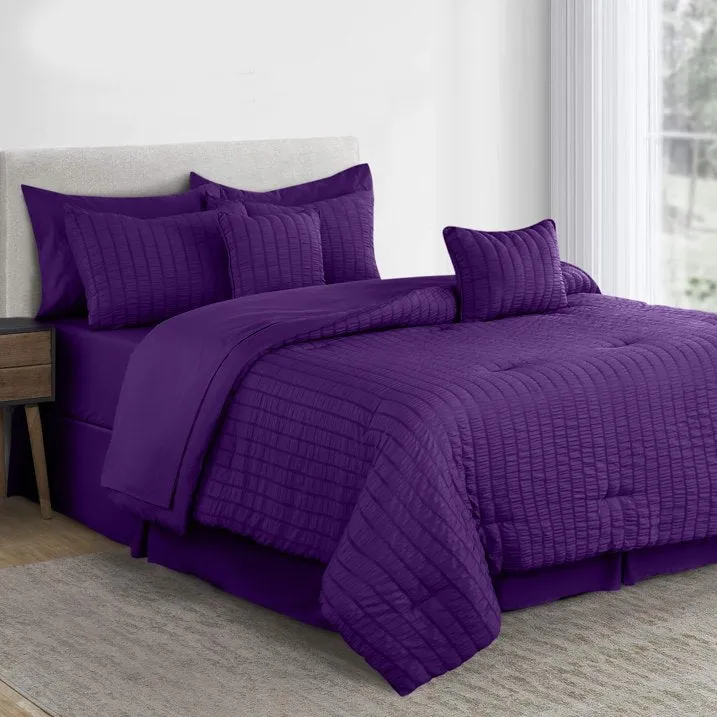 Comforter Set - 10 Piece Bedding Set with Comforter