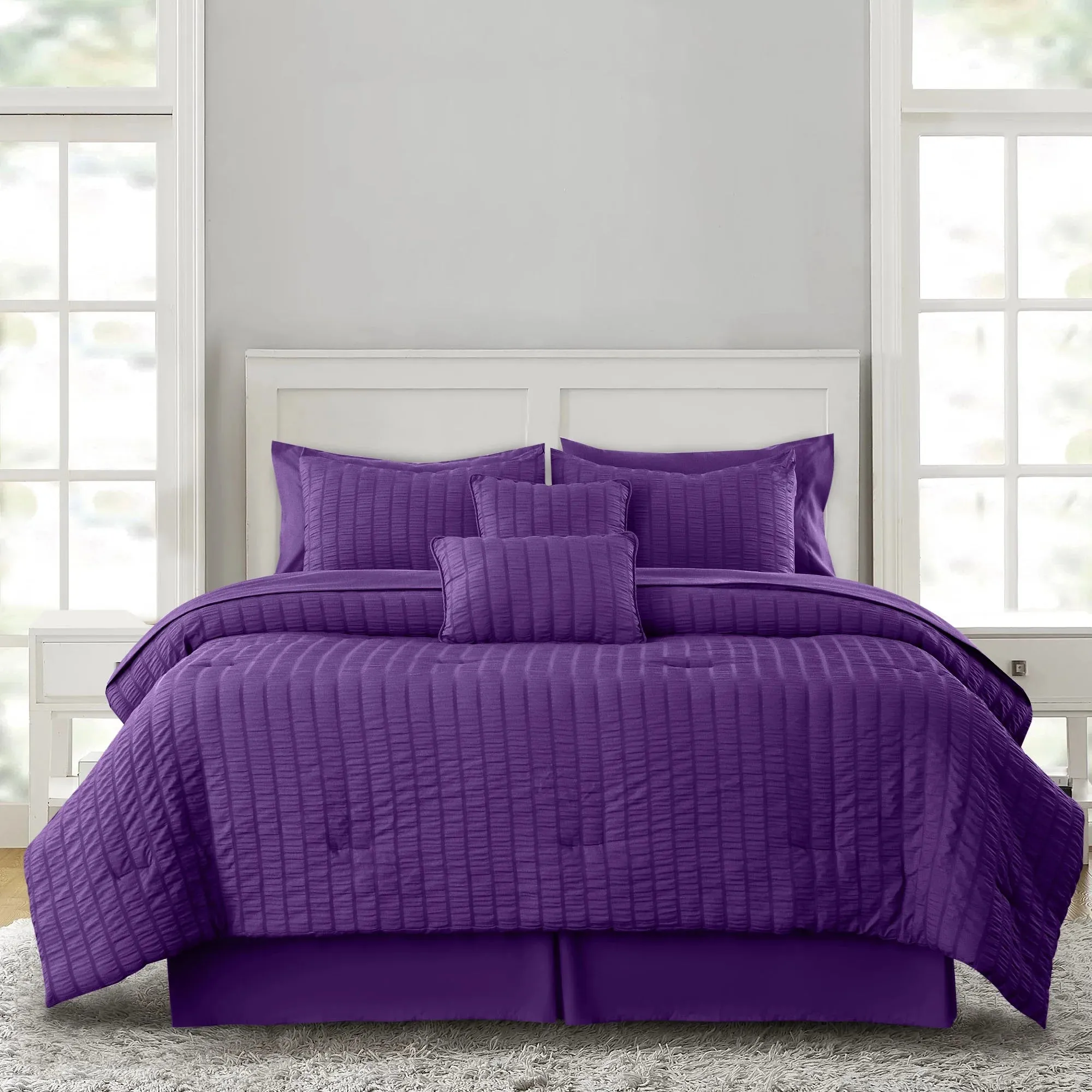 Comforter Set - 10 Piece Bedding Set with Comforter