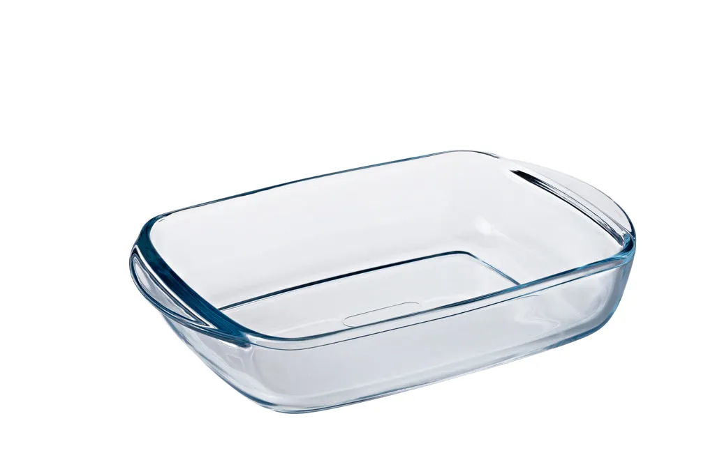 Cook & Store - Rectangular glass dish with lid compatible air fryer