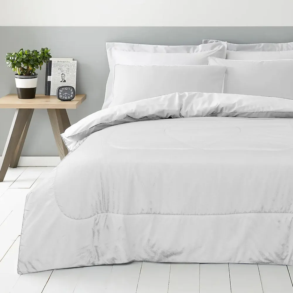 Cotton Home Roll Comforter White