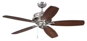 Craftmade YOR52PLN5 - 52 Inch Ceiling Fan w/Blades Polished Nickel