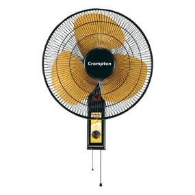 Crompton SDX Black Gold Wall Mounted Fan 400mm