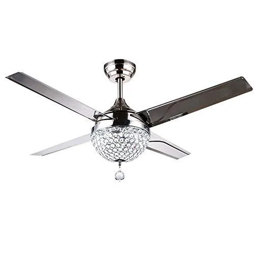 Crystal Ceiling Fan with LED Light