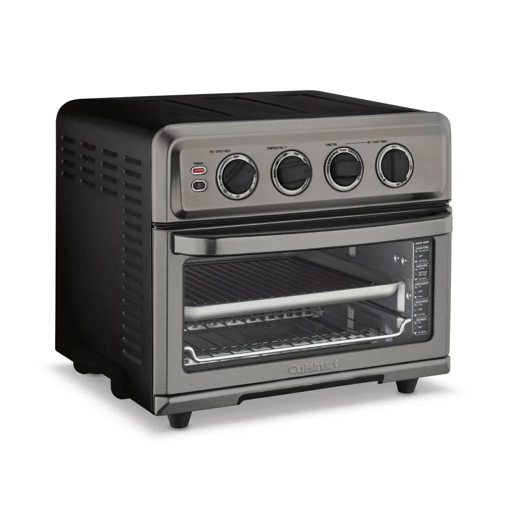 Cuisinart TOA-70BKS AirFryer Toaster Oven with Grill, Black Stainless Steel - Refurbished