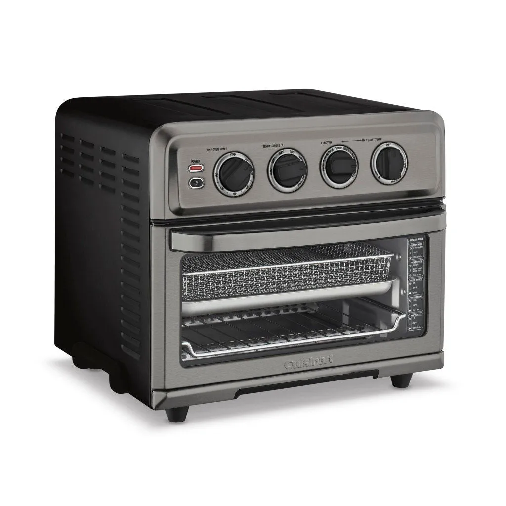 Cuisinart TOA-70BKS AirFryer Toaster Oven with Grill, Black Stainless Steel - Refurbished