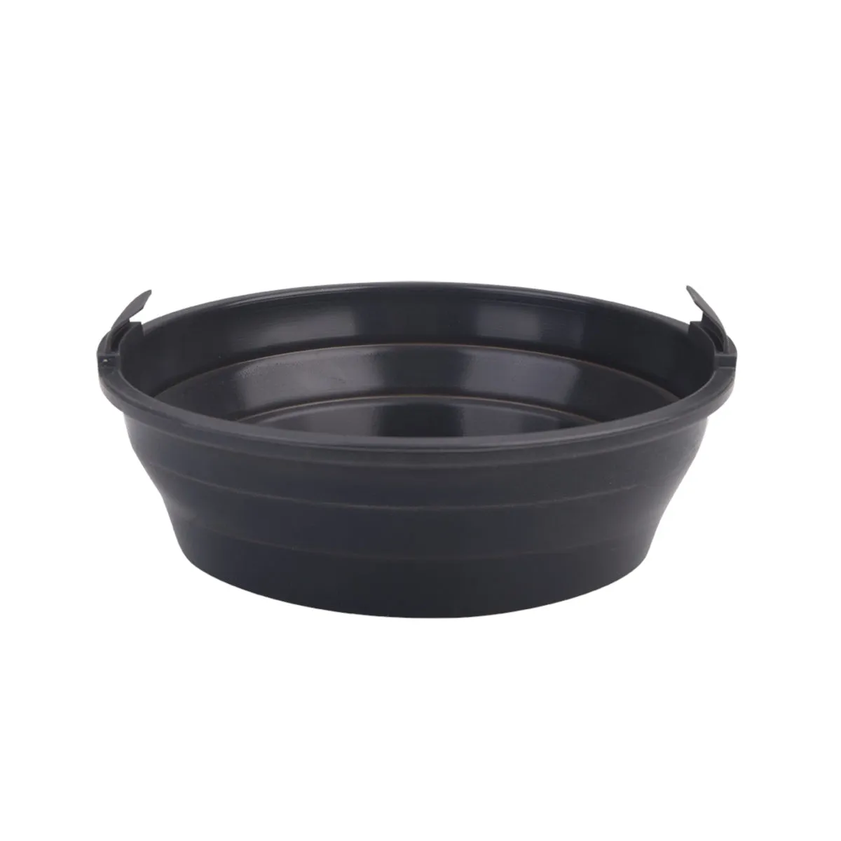 Daily Bake Silicone Round Collapsible Air Fryer Basket Charcoal 22cm