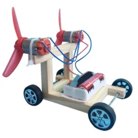 DIY STEM Wooden Electric Propeller Car Kit