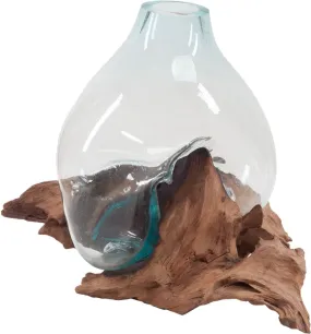 Driftwood Glass Bottle