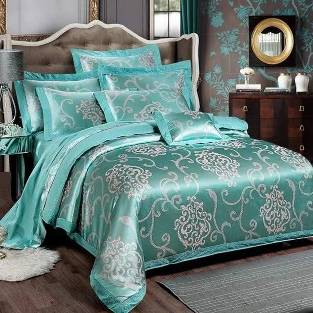 Embroidered Pillowcase Duvet Cover bed sheets