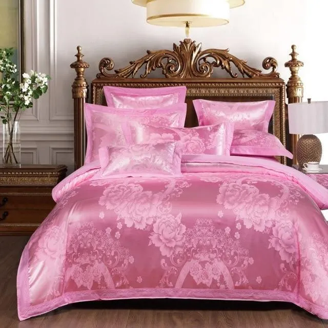 Embroidered Pillowcase Duvet Cover bed sheets