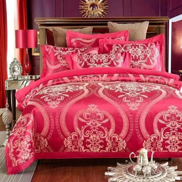 Embroidered Pillowcase Duvet Cover bed sheets