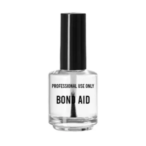 Empty Glass Polish Bottle 0.5oz - Bond Aid