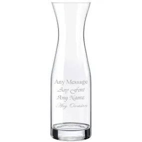 Engraved 1000ml Serl Water Wine Carafe