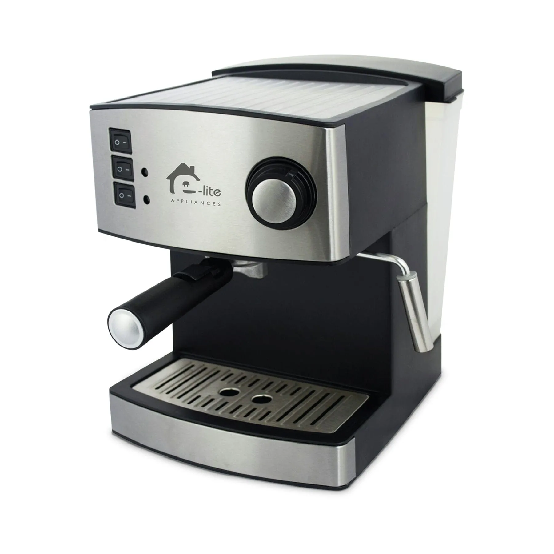 ESM-122806 - ESPRESSO MACHINE - SILVER - 1 YEAR WARRANTY