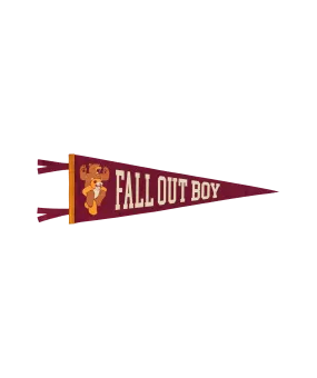 Fall Out Boy Pennant • Fall Out Boy x Oxford Pennant