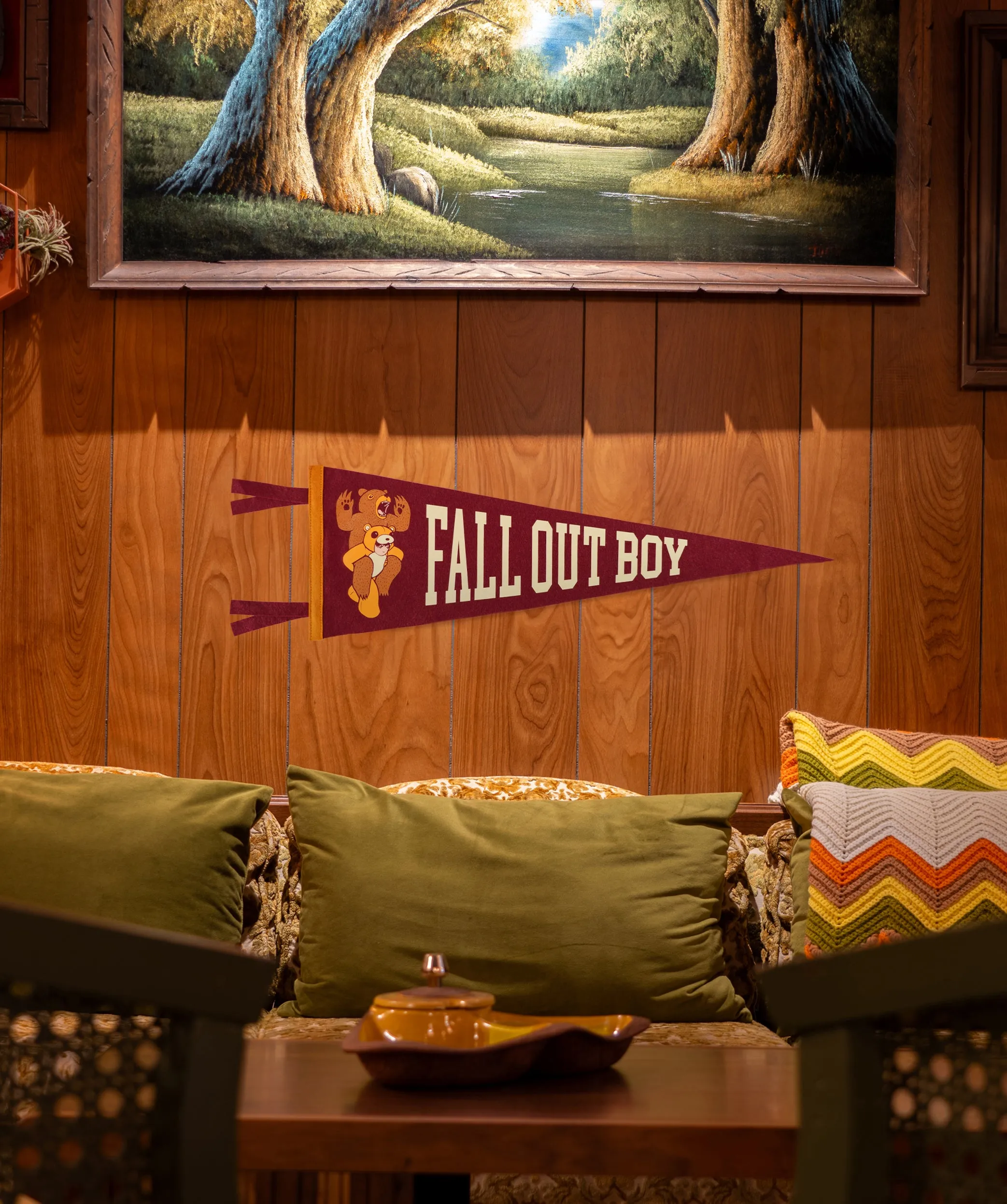 Fall Out Boy Pennant • Fall Out Boy x Oxford Pennant